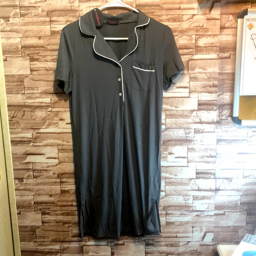 Women’s pijama shirt size small gray